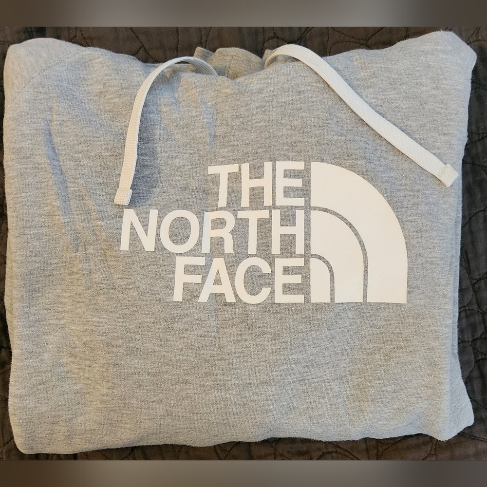 The North Face gray hoodie